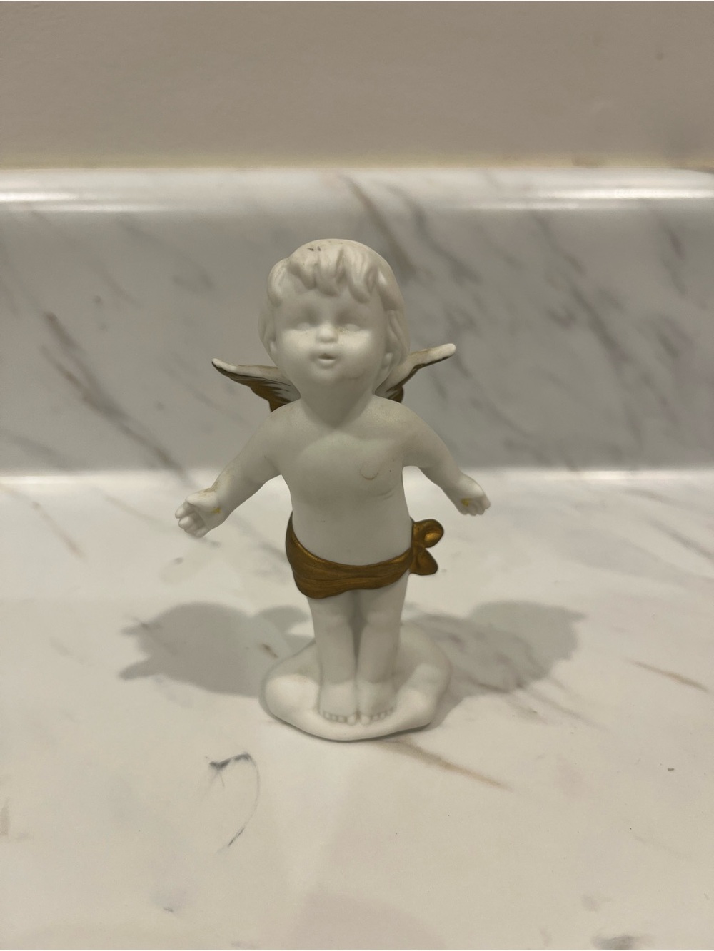 VIntage Ceramic Cherub Angel